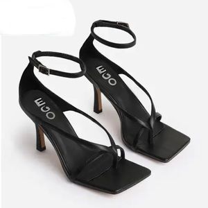 Black EGO Square Toe Heel